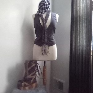 Vintage Wool Blend Bartender Vest
